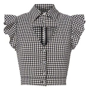 Marissa Web Gingham Crop Top